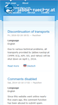 Mobile Screenshot of jabber.rueckgr.at